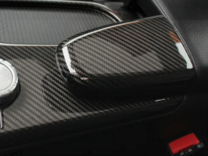 Mercedes Benz SLK Armrest Cover - Carbon Fiber - R172